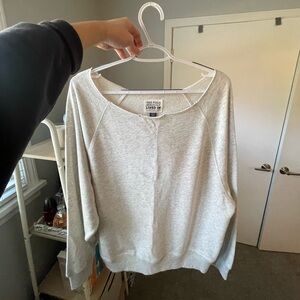 American Eagle off the shoulder long sleeve